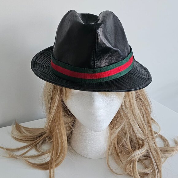 GUCCI LEATHER HAT - NWT -RARE! - Picture 5 of 14